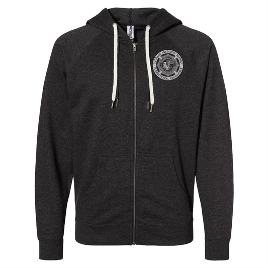 USP Employee's : Lightweight Loopback Terry Full-Zip Hooded Sweatshirt