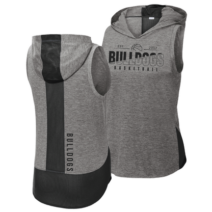 Bulldogs : Women's PosiCharge  Tri-Blend Wicking Hoodie Tank