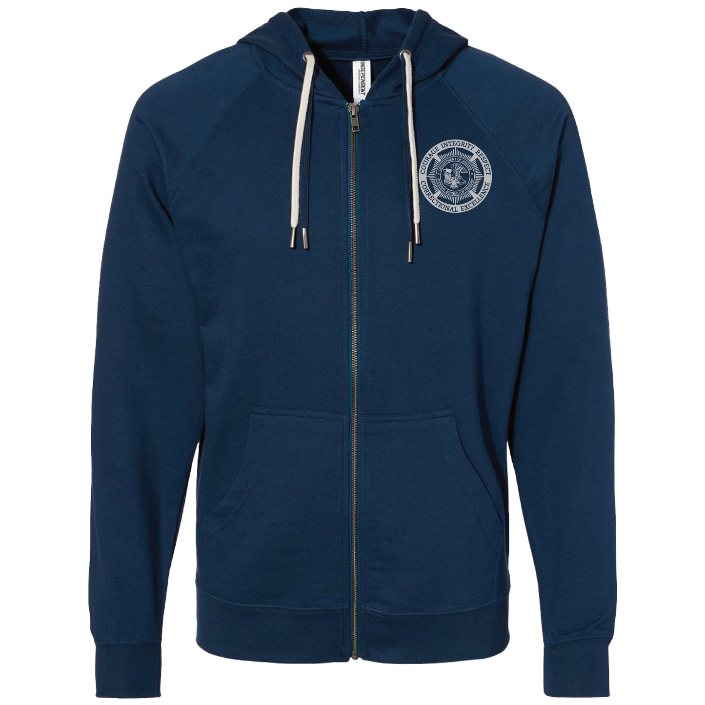 USP Employee's : Lightweight Loopback Terry Full-Zip Hooded Sweatshirt