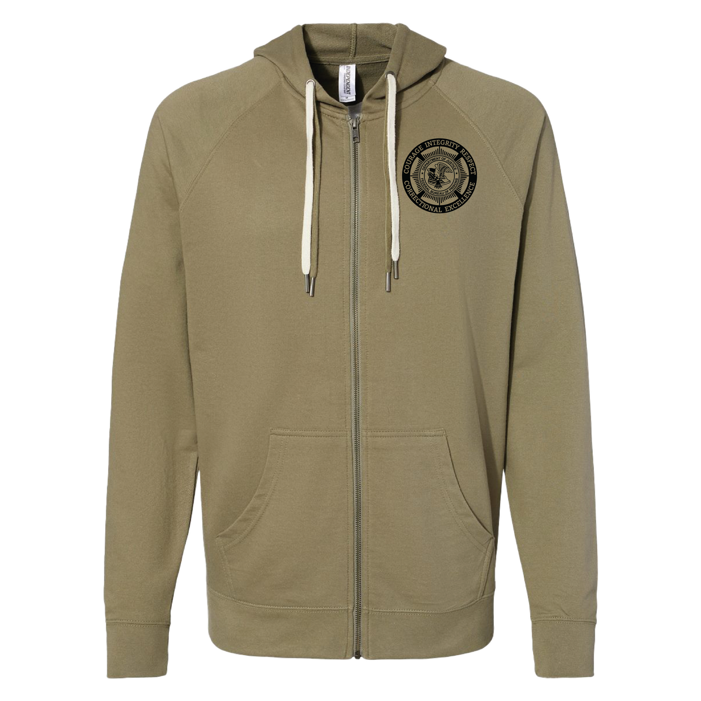 USP Employee's : Lightweight Loopback Terry Full-Zip Hooded Sweatshirt