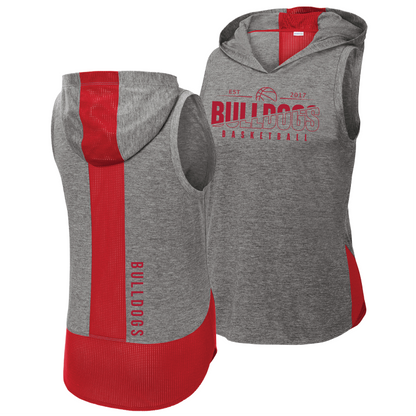 Bulldogs : Women's PosiCharge  Tri-Blend Wicking Hoodie Tank