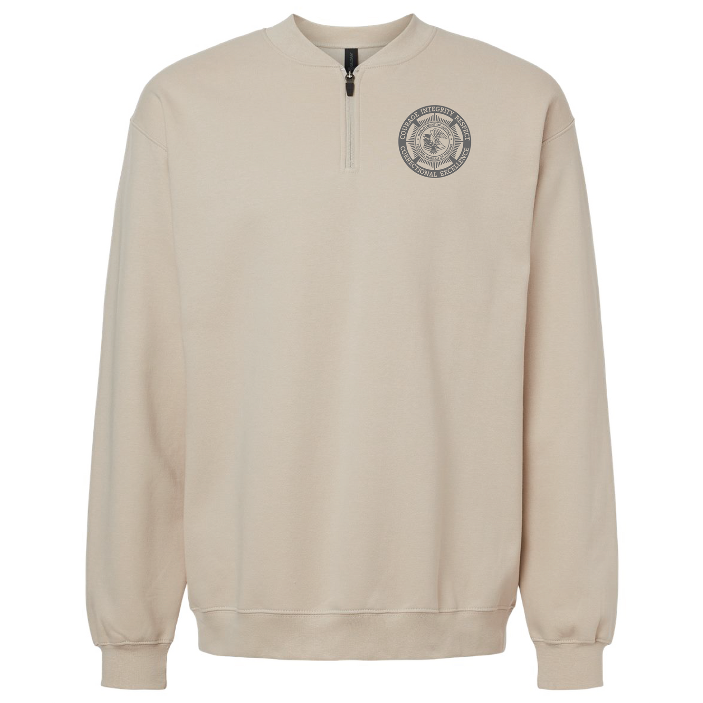 USP Employee's : Softstyle Midweight 1/4 Zip Sweatshirt