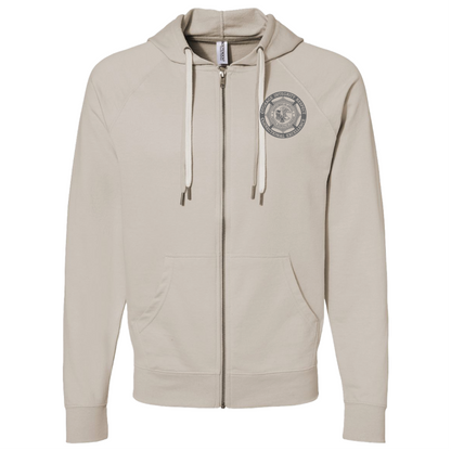 USP Employee's : Lightweight Loopback Terry Full-Zip Hooded Sweatshirt